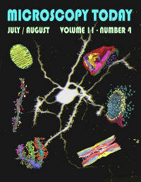 Microscopy Today Cover July-Aug 2004