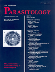 Parasitology Cover 2005